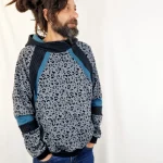 Sudadera Simetrik Leop Antracita de La Gata Maula, foto 4