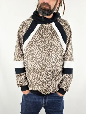 Sudadera Simetrik Leop Velvet de La Gata Maula