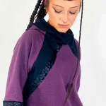 Sudadera Simetrik Violet de La Gata Maula, foto 2
