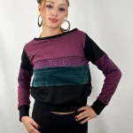 Sudadera Tao Black Violet de La Gata Maula