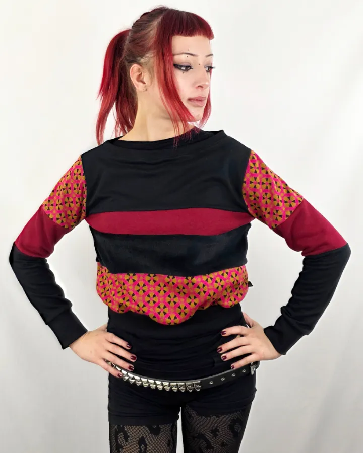 Sudadera Tao Flor Fucsia de La Gata Maula