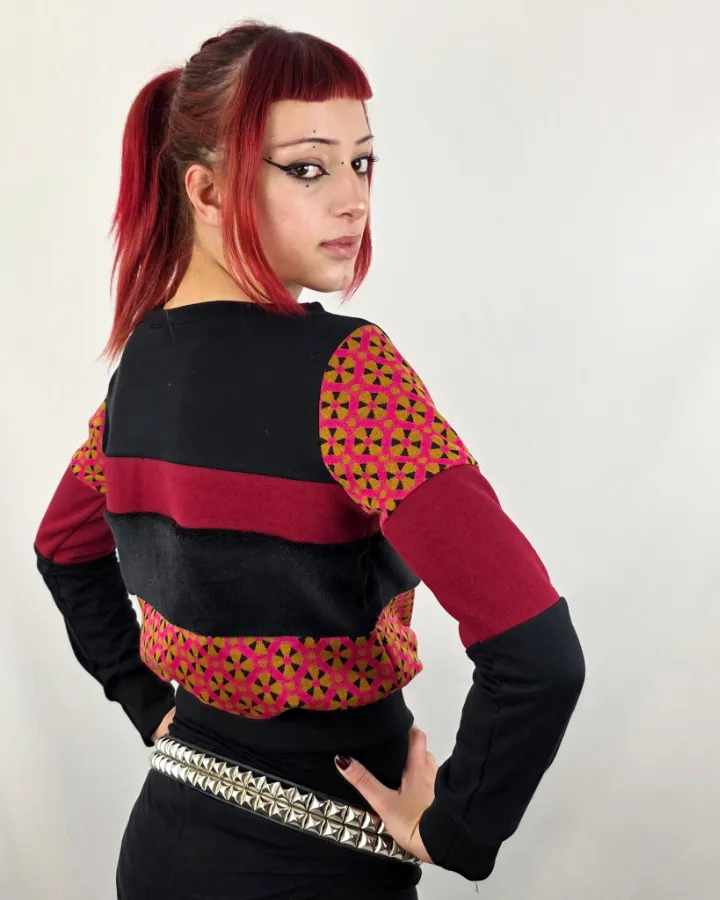 Sudadera Tao Flor Fucsia de La Gata Maula, foto 3