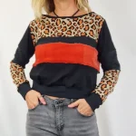 Sudadera Tao Leop Orange de La Gata Maula, foto 3