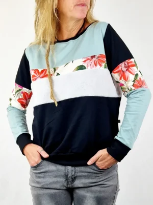 Sudadera Tao Plus Flor Menta de La Gata Maula