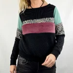 Sudadera Tao Plus Leop Turquesa de La Gata Maula, foto 2