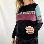 Sudadera Tao Plus Leop Turquesa de La Gata Maula, foto 3