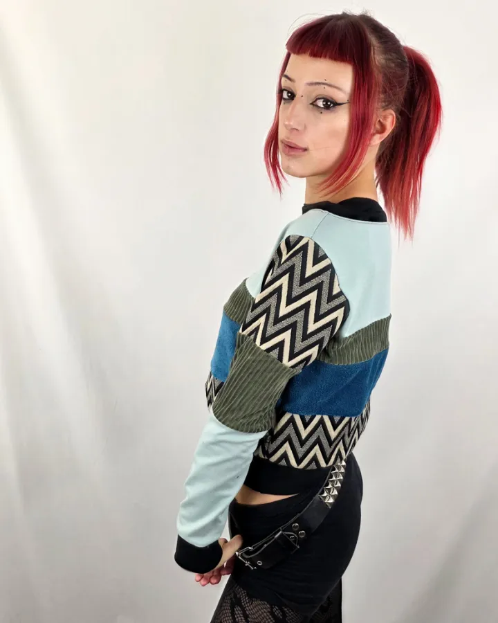 Sudadera Tao ZigZag Gris de La Gata Maula, foto 2