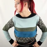 Sudadera Tao ZigZag Gris de La Gata Maula, foto 3