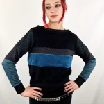 Sudadera Tao ZigZag Petrol de La Gata Maula