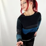 Sudadera Tao ZigZag Petrol de La Gata Maula, foto 2