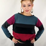 Sudadera Tao ZigZag Rojo de La Gata Maula