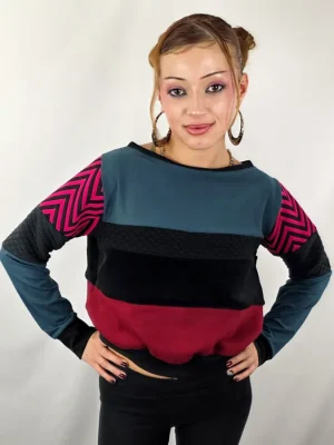 Sudadera Tao ZigZag Rojo de La Gata Maula