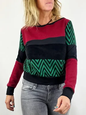 Sudadera Tao ZigZag Verde de La Gata Maula
