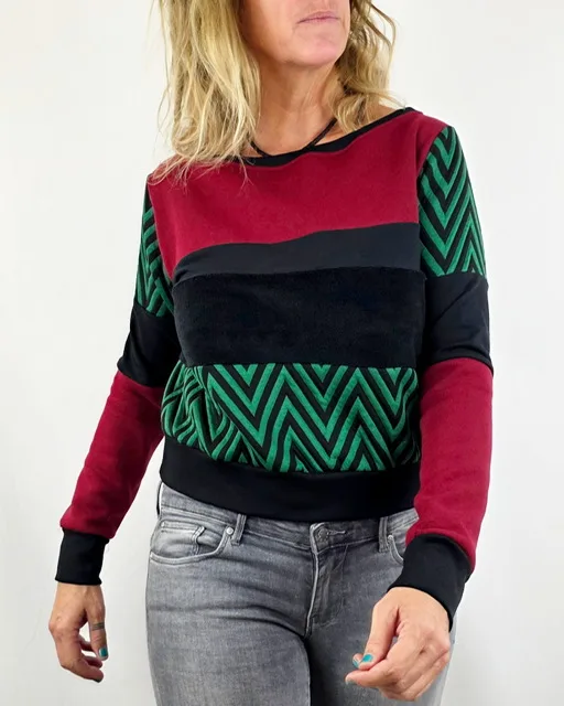 Sudadera Tao ZigZag Verde de La Gata Maula