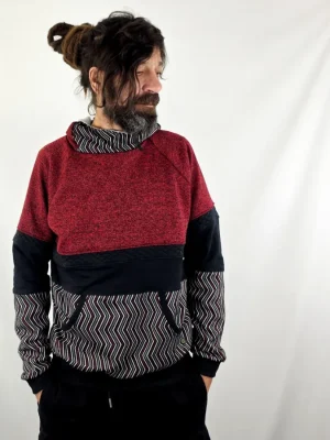 Sudadera Unix Espiga Rojo de La Gata Maula
