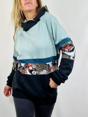 Sudadera Unix Japn Menta de La Gata Maula
