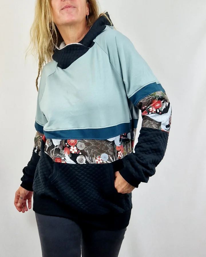 Sudadera Unix Japn Menta de La Gata Maula