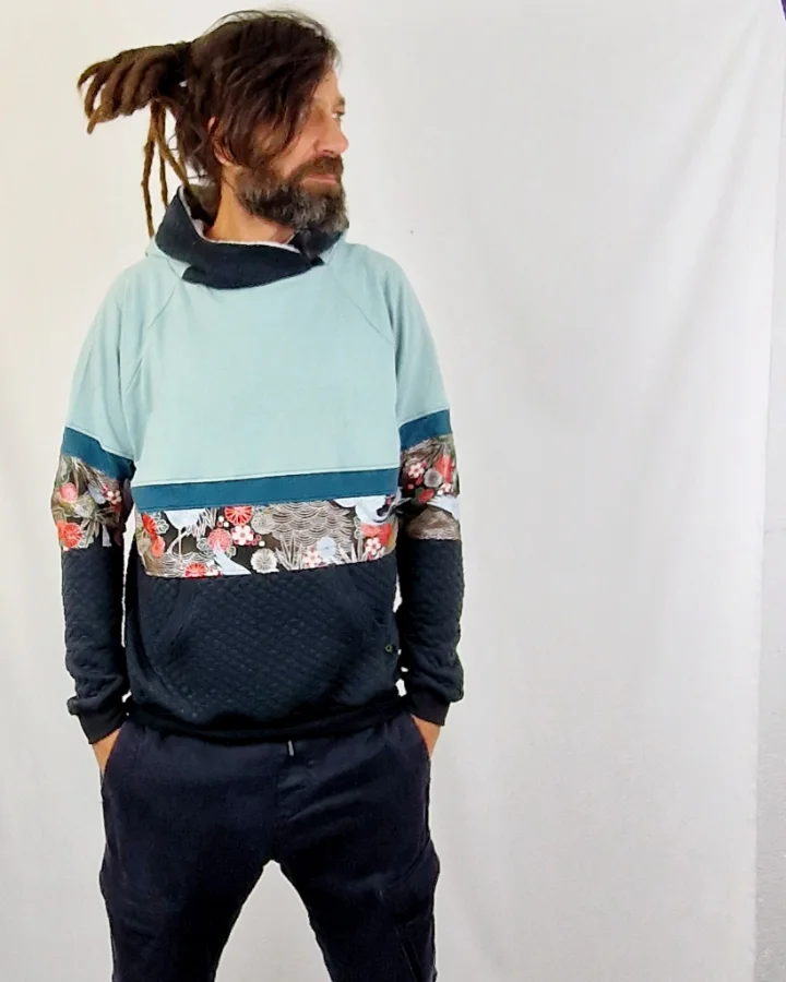 Sudadera Unix Japn Menta de La Gata Maula, foto 4