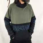 Sudadera Unix Khaky Zebra de La Gata Maula