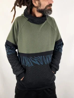 Sudadera Unix Khaky Zebra de La Gata Maula