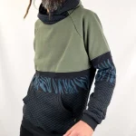 Sudadera Unix Khaky Zebra de La Gata Maula, foto 2