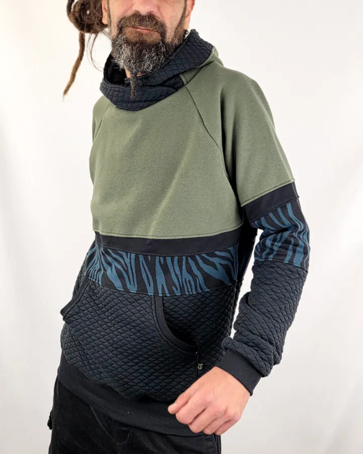 Sudadera Unix Khaky Zebra de La Gata Maula, foto 2