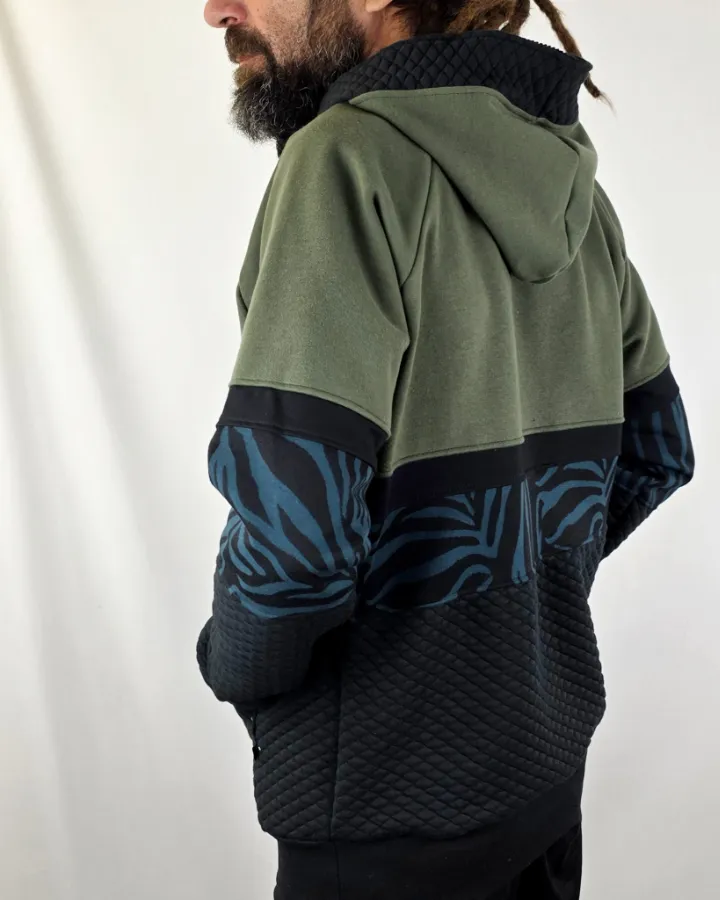 Sudadera Unix Khaky Zebra de La Gata Maula, foto 3