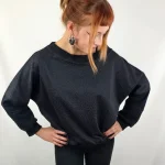 Sudadera Uwe Leop Black de La Gata Maula, foto 3