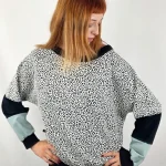 Sudadera Uwe Leop Nieve de La Gata Maula, foto 3
