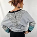 Sudadera Uwe Leop Perla de La Gata Maula
