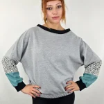 Sudadera Uwe Leop Perla de La Gata Maula, foto 2
