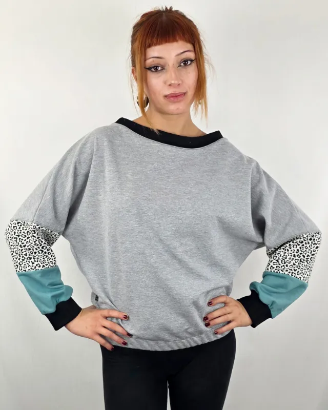 Sudadera Uwe Leop Perla de La Gata Maula, foto 2