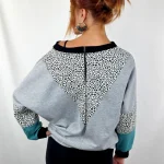 Sudadera Uwe Leop Perla de La Gata Maula, foto 3