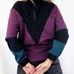 Sudadera Uwe Leop Violeta de La Gata Maula, foto 2