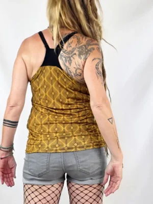 Vestido Guru Etnik Mustard de La Gata Maula