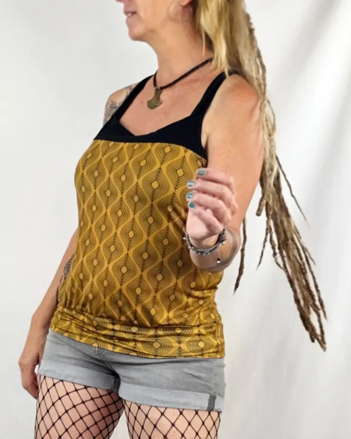 Vestido Guru Etnik Mustard de La Gata Maula, foto 2
