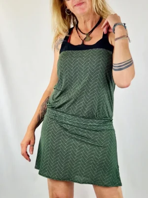 Vestido Guru Geo Verd de La Gata Maula