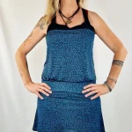 Vestido Guru Leop Petrol de La Gata Maula