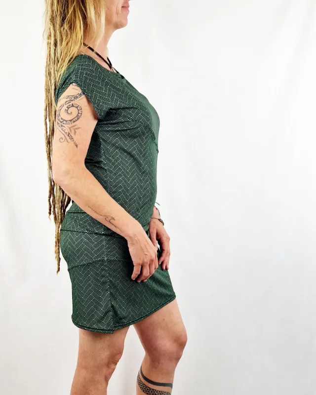 Vestido Mao Geo Verd de La Gata Maula, foto 2