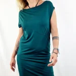 Vestido Mao Petrol de La Gata Maula