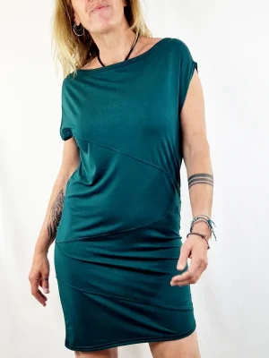 Vestido Mao Petrol de La Gata Maula