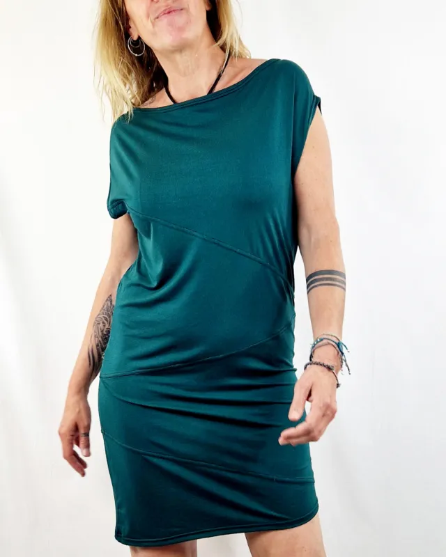 Vestido Mao Petrol de La Gata Maula